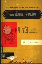 From Thales to Plato     PDF电子版封面     