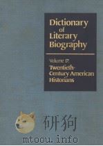 Dictionary of Literary Biography     PDF电子版封面     