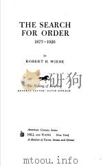 THE SEARCH FOR ORDER（ PDF版）