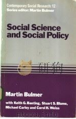 Social Science and Social Policy     PDF电子版封面  0043120261   
