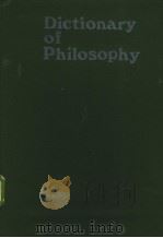 Dictionary of Philosophy     PDF电子版封面     