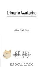Lithuania Awakening     PDF电子版封面     