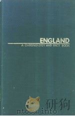 ENGLAND：A CHRONOLOGY AND FACT BOOK     PDF电子版封面     