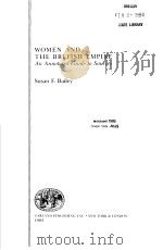 WOMEN AND THE BRITISH EMPIRE     PDF电子版封面     