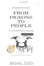 FROM PIGEONS TO PEOPLE     PDF电子版封面     