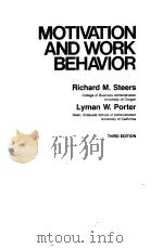 MOTIVATION AND WORK BEHAVIOR     PDF电子版封面     