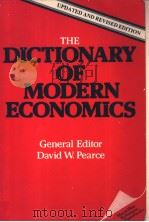 THE DICTIONARY OF MODERN ECONOMICS     PDF电子版封面     