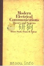 Modern Electrical Communications Theory and Systems     PDF电子版封面     