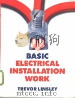BASIC ELECTRICAL INSTALLATION WORK     PDF电子版封面     