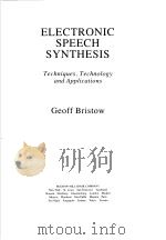 Electronic speech synthesis（ PDF版）