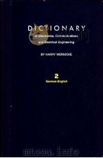 Dictionary of Electronics，Communications and Electrical Engineering 2     PDF电子版封面     