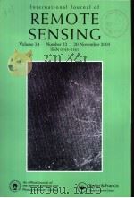 International Journal of REMOTE SENSING  Volume 24  Number 22     PDF电子版封面     
