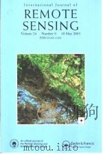International Journal of REMOTE SENSING  Volume 24  Number 9（ PDF版）
