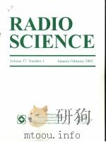 RADIO SCIENCE  Volume 37  Number 1     PDF电子版封面     