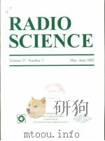 RADIO SCIENCE  Volume 37  Number 3     PDF电子版封面     