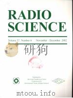 RADIO SCIENCE  Volume 37  Number 6（ PDF版）