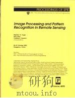 Image Processing and Pattern Recognition in Remote Sensing     PDF电子版封面  081944684X   