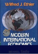 MODERN INTERNATIONAL ECONOMICS     PDF电子版封面  0393955567   