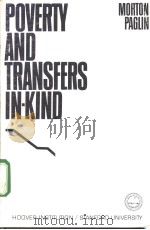 Poverty and Transfers In-Kind     PDF电子版封面     
