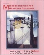 MICROECONOMICS FOR BUSINESS DECISIONS     PDF电子版封面     