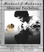 Abnormal Psychology：Perspectives on Human Variance     PDF电子版封面     