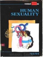 HUMAN SEXUALITY 93/94     PDF电子版封面  156134205X   