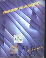 MANAGEMENT FOR PRODUCTIVITY     PDF电子版封面     