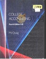 College Accounting     PDF电子版封面  0395369185   