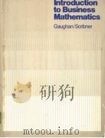 Introduction to Business Mathematics     PDF电子版封面  053405238X   