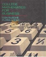 COLLEGE MATHEMATICS FOR BUSINESS（ PDF版）