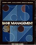 BANK MANAGEMENT     PDF电子版封面     
