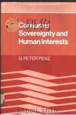 Consumer Sovereignty and Human Interests     PDF电子版封面  0521265711   