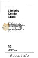 Marketing Decision Models     PDF电子版封面  0444004262   