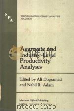 Aggregate and Industry-Level Productivity Analyses（ PDF版）