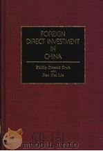 FOREIGN DIRECT INVESTMENT IN CHINA     PDF电子版封面     