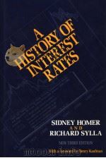 A HISTORY OF INTEREST RATES     PDF电子版封面  0813516285   