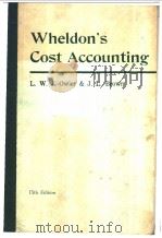 Wheldons Cost Accounting     PDF电子版封面     