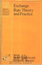 Exchange Rate Theory and Practice     PDF电子版封面  0226050963   