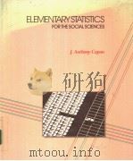 Elementary Statistics for the Social Sciences     PDF电子版封面  0534087841   