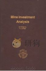 Mine Investment Analysis（ PDF版）
