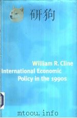 Interational Economic Policy in the 1990s     PDF电子版封面  026203221X   
