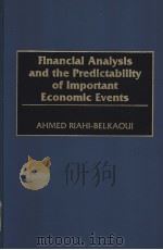 Financial Analysis and the Predictability of Important Economic Events     PDF电子版封面  1567201644   