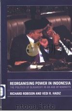 REORGANISING POWER IN INDONESIA     PDF电子版封面  0415332538   