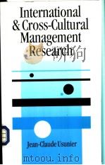 International and Cross-Cultural Management Research（ PDF版）