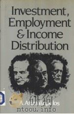 Investment Employment and Income Distribution（ PDF版）