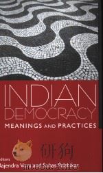 lndian Democracy     PDF电子版封面     