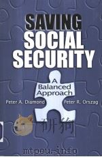 Saving Social Security     PDF电子版封面  0817528382   