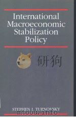 International Macroeconomic Stabilization Policy     PDF电子版封面  0631173358   