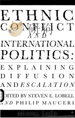 ETHNIC CONFLICT AND INTERNATIONAL POLITICS:EXPLAINING DIFFUSION AND ESCALATION     PDF电子版封面  1403963568   