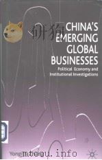 CHINA'S EMERGING GLOBAL BUSINESSES     PDF电子版封面  0333999347   
